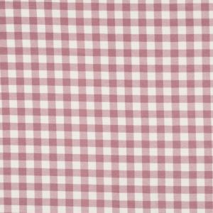 100% Cotton Flannel Check Pink/Mauve